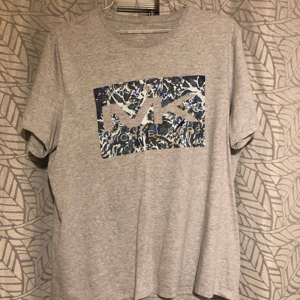 Michael Kors Grey Logo Shirt Large